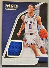 Wendell Moore Jr. #TH-WMO Basketball Cards 2022 Panini Chronicles Draft Picks Threads Rookie Memorabilia Prices
