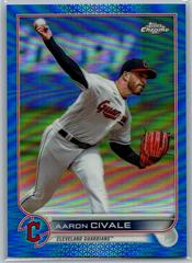 Aaron Civale [Blue] #USC160 Baseball Cards 2022 Topps Chrome Update Prices
