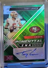 Trey Lance [Green] Football Cards 2022 Panini XR X Ponential Ink Autograph Prices