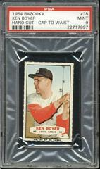Ken Boyer [Hand Cut Cap to Waist] Baseball Cards 1964 Bazooka Prices