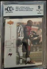 Derrick Brooks #85 Football Cards 2001 Upper Deck Pros & Prospects Prices