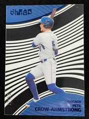 Pete Crow Armstrong [Blue] #7 Baseball Cards 2023 Panini Chronicles Clear Vision Prices