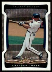 Chipper Jones #16 Baseball Cards 2008 Finest Prices