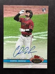 Gabriel Moreno #RDVA-GM Baseball Cards 2023 Stadium Club Rookie Design Variation Autographs Prices