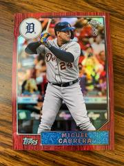 Miguel Cabrera [Ben Baller Red] #87BC-3 Baseball Cards 2022 Topps Chrome 1987 Prices