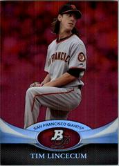 Tim Lincecum [Ruby] #72 Baseball Cards 2011 Bowman Platinum Prices