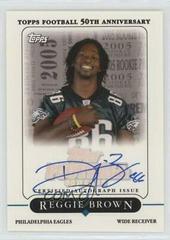 Reggie Brown #RP-RBR Football Cards 2005 Topps Rookie Premiere Autograph Prices