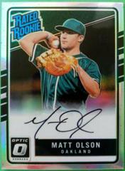 Matt Olson [Autograph Holo] #167 Baseball Cards 2017 Panini Donruss Optic Prices