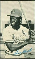 Lou Brock [Proof White Back] Baseball Cards 1974 Topps Deckle Edge Prices