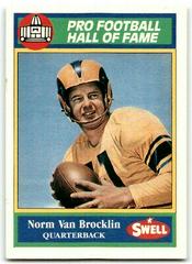 Norm Van Brocklin Football Cards 1990 Swell Greats Prices