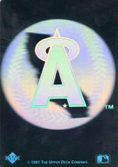 California Angels [Hologram] Baseball Cards 1991 Upper Deck Prices