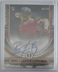 Brayan Bello [Orange] Baseball Cards 2023 Topps Tribute Autographs Prices