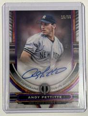 Andy Pettitte [Purple] Baseball Cards 2023 Topps Tribute Autographs Prices