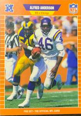 Alfred Anderson Football Cards 1989 Pro Set Prices