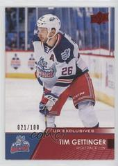 Tim Gettinger [Exclusives] Hockey Cards 2021 Upper Deck AHL Prices