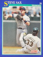 Steve Sax Baseball Cards 1991 Score Prices