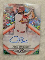 Alec Burleson [Speckle] #RA-AB Baseball Cards 2023 Bowman Sterling Rookie Autographs Prices