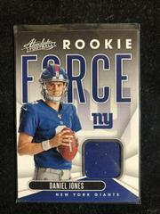 Daniel Jones Football Cards 2019 Panini Absolute Rookie Force Prices
