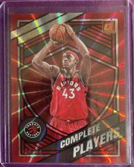 Pascal Siakam [Red Laser] Basketball Cards 2020 Donruss Complete Players Prices