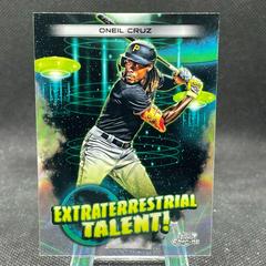 Oneil Cruz Baseball Cards 2023 Topps Cosmic Chrome Extraterrestrial Talent Prices