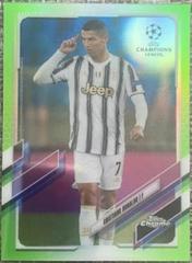 Cristiano Ronaldo [Neon Green Refractor] #10 Soccer Cards 2021 Topps Chrome UEFA Champions League Prices