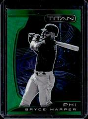 Bryce Harper [Green] #24 Baseball Cards 2022 Panini Chronicles Titan Prices