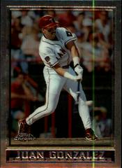 Juan Gonzalez Baseball Cards 1998 Topps Chrome Prices