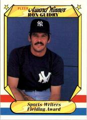 Ron Guidry Baseball Cards 1987 Fleer Award Winners Prices