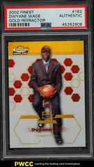 Dwyane Wade [Gold Refractor] Basketball Cards 2002 Finest Prices