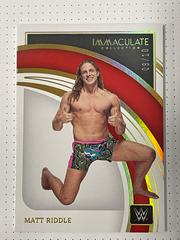 Matt Riddle [Gold] Wrestling Cards 2022 Panini Immaculate WWE Prices