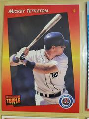 Mickey Tettleton #44 Baseball Cards 1992 Panini Donruss Triple Play Prices