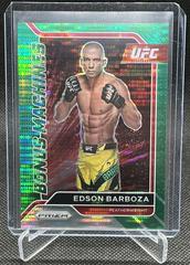 Edson Barboza [Green Pulsar] Ufc Cards 2022 Panini Prizm UFC Bonus Machines Prices