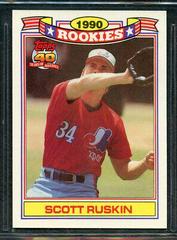 Scott Ruskin Baseball Cards 1991 Topps Glossy Rookies Prices