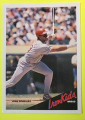 Juan Gonzalez [Iron Kids Bread] #00 Baseball Cards 1997 Finest Prices