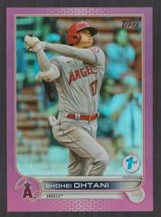 Shohei Ohtani [Hot Pink] Baseball Cards 2022 Topps 1st Edition Prices