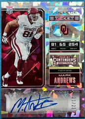 Mark Andrews [Cracked Ice Autograph] #154 Football Cards 2018 Panini Contenders Draft Picks Prices