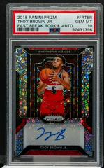 Troy Brown Jr. Basketball Cards 2018 Panini Prizm Fast Break Rookie Autographs Prices