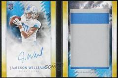 Jameson Williams [Gold] #BPA-JWI Football Cards 2022 Panini Origins Rookie Booklet Patch Auto Prices