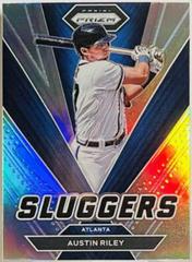 Austin Riley [Silver Prizm] Baseball Cards 2022 Panini Prizm Sluggers Prices