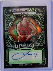 Luc Longley [Green] Basketball Cards 2021 Panini Obsidian Galaxy Autographs Prices