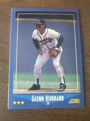 Glenn Hubbard #111 Baseball Cards 1988 Score Prices