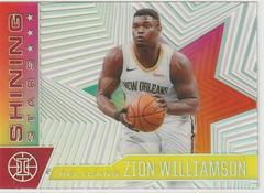 Zion Williamson [Asia Red Yellow] Basketball Cards 2020 Panini Illusions Shining Stars Prices