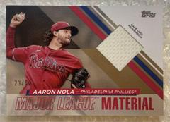 Aaron Nola [Gold] #MLM-AN Baseball Cards 2024 Topps Major League Material Prices