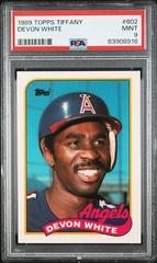 Devon White #602 Baseball Cards 1989 Topps Tiffany Prices