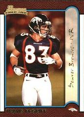 Travis McGriff [Gold] Football Cards 1999 Bowman Prices