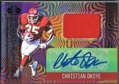 Christian Okoye [Blue] #IJ-CO Football Cards 2021 Panini Illusions Immortalized Jersey Autographs Prices