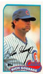 Rich Gossage #101 Baseball Cards 1989 Topps Ljn Baseball Talk Prices