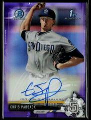 Chris Paddack [Purple Refractor] Baseball Cards 2017 Bowman Chrome Prospects Autographs Prices