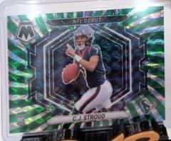 C. J. Stroud [Green Swirl] #ND-3 Football Cards 2023 Panini Mosaic NFL Debut Prices