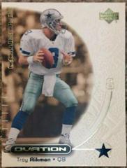 Troy Aikman #15 Football Cards 2000 Upper Deck Ovation Prices